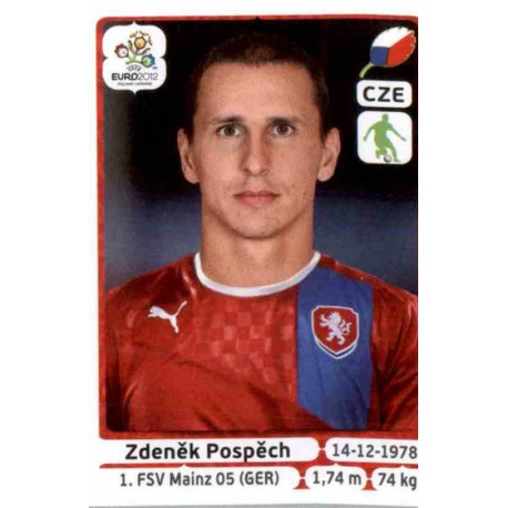 Zdenek Pospech Czech Republic 146 Panini Uefa Euro 2012 Poland Ukraine