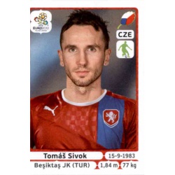 Tomas Sivok Czech Republic 147 Panini Uefa Euro 2012 Poland Ukraine