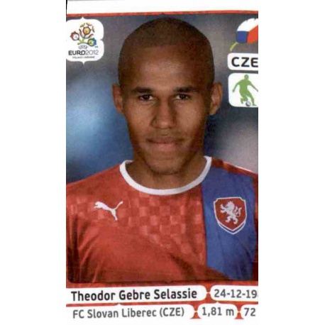 Theodor Gebre Selassie Czech Republic 148 Panini Uefa Euro 2012 Poland Ukraine