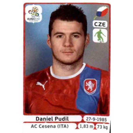 Daniel Pudil Czech Republic 149 Panini Uefa Euro 2012 Poland Ukraine