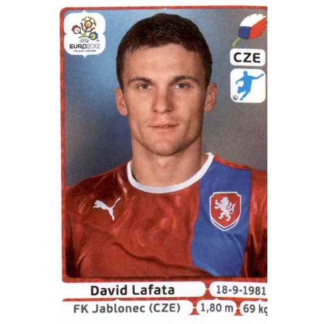 David Lafata Czech Republic 157 Panini Uefa Euro 2012 Poland Ukraine