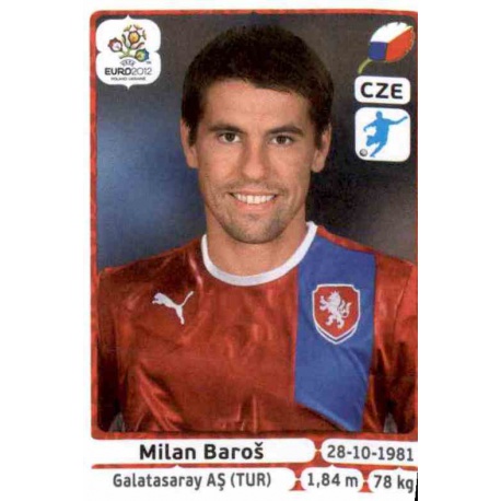 Milan Baros Czech Republic 159 Panini Uefa Euro 2012 Poland Ukraine