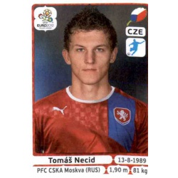 Tomas Necid Czech Republic 160 Panini Uefa Euro 2012 Poland Ukraine