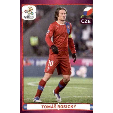 Tomas Rosicky In Action Czech Republic 164 Panini Uefa Euro 2012 Poland Ukraine