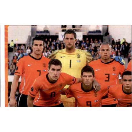 Team Photo 1 Holland 167 Panini Uefa Euro 2012 Poland Ukraine