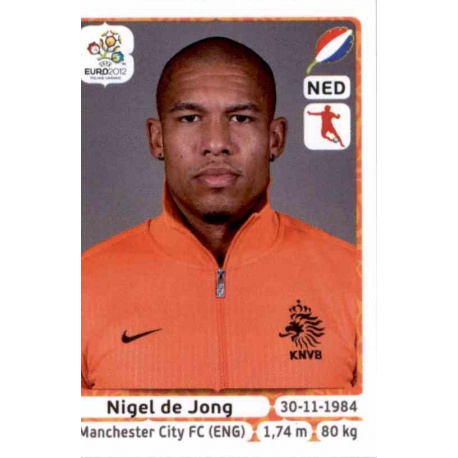 Nigel de Jong Holland 179 Panini Uefa Euro 2012 Poland Ukraine