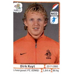 Dirk Kuyt Holland 188 Panini Uefa Euro 2012 Poland Ukraine