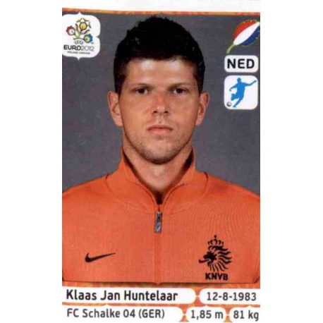 Klaas Jan Huntelaar Holland 190 Panini Uefa Euro 2012 Poland Ukraine