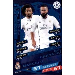 Marcelo - Dani Carvajal Defensive Duo RM18 Match Attax Champions 2016-17