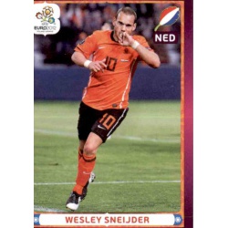 Wesley Sneijder In Action Holland 192 Panini Uefa Euro 2012 Poland Ukraine