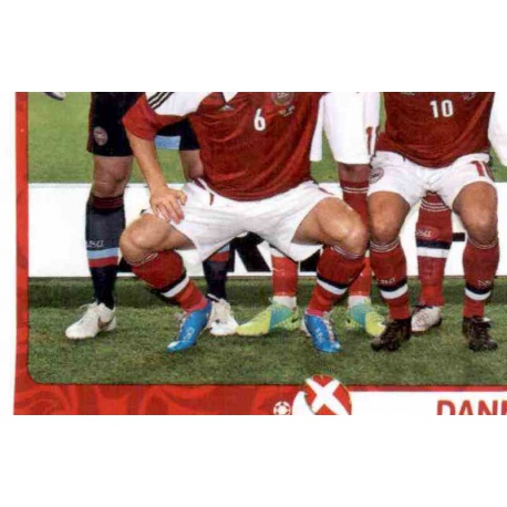 Team Photo 3 Denmark 198 Panini Uefa Euro 2012 Poland Ukraine