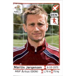 Martin Jorgensen Denmark 208 Panini Uefa Euro 2012 Poland Ukraine