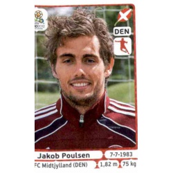 Jakob Poulsen Denmark 212 Panini Uefa Euro 2012 Poland Ukraine