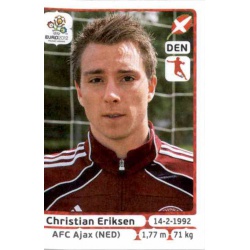 Christian Eriksen Denmark 215 Panini Uefa Euro 2012 Poland Ukraine