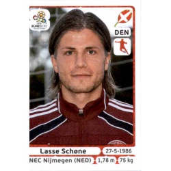 Lasse Schone Denmark 216 Panini Uefa Euro 2012 Poland Ukraine
