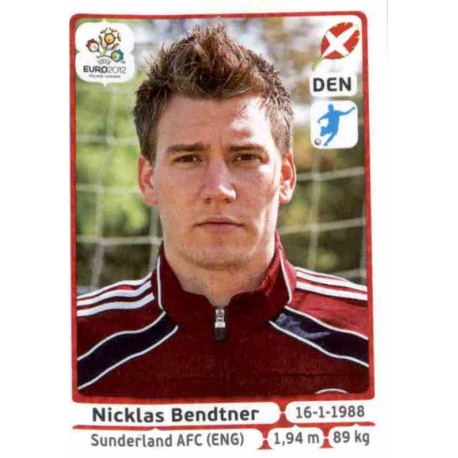 Nicklas Bendtner Denmark 219 Panini Uefa Euro 2012 Poland Ukraine