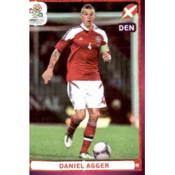 Daniel Agger In Action Denmark 220 Panini Uefa Euro 2012 Poland Ukraine