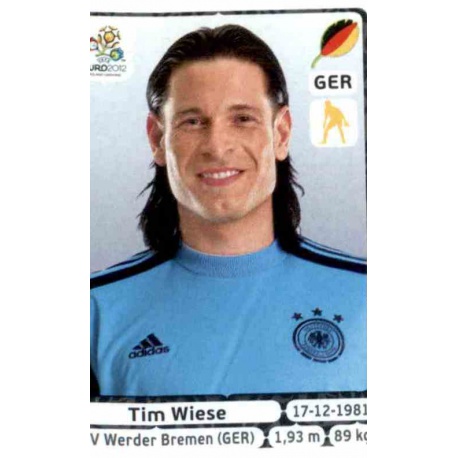 Tim Wiese Germany 230 Panini Uefa Euro 2012 Poland Ukraine