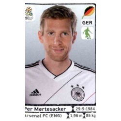 Per Mertesacker Germany 233 Panini Uefa Euro 2012 Poland Ukraine