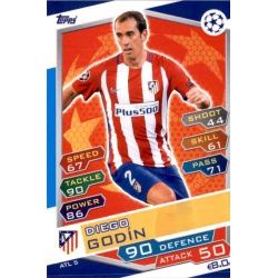 Diego Godín Atlético Madrid ATL5 Match Attax Champions 2016-17