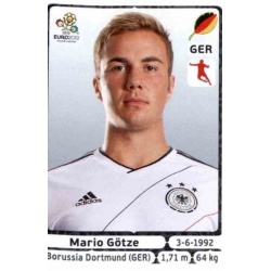 Mario Götze Germany 242 Panini Uefa Euro 2012 Poland Ukraine
