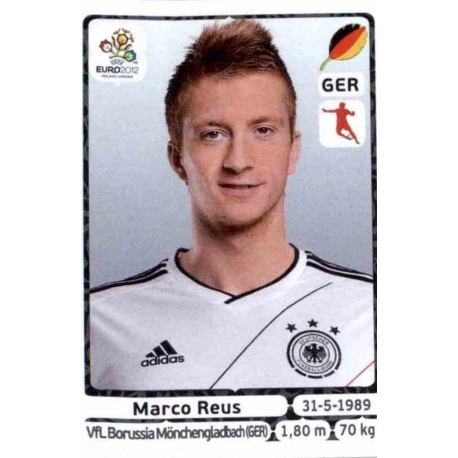 Marco Reus Germany 243 Panini Uefa Euro 2012 Poland Ukraine