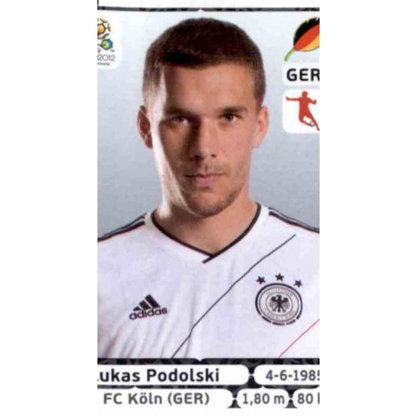 Lukas Podolski Germany 244 Panini Uefa Euro 2012 Poland Ukraine