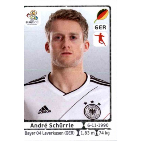 Andre Schürrle Germany 246 Panini Uefa Euro 2012 Poland Ukraine
