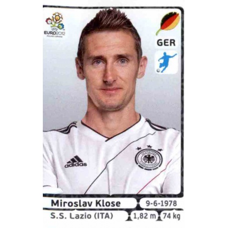 Miroslav Klose Germany 247 Panini Uefa Euro 2012 Poland Ukraine