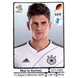 Mario Gomez Germany 248 Panini Uefa Euro 2012 Poland Ukraine