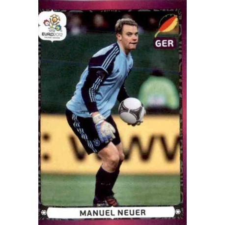 Manuel Neuer In Action Germany 249 Panini Uefa Euro 2012 Poland Ukraine