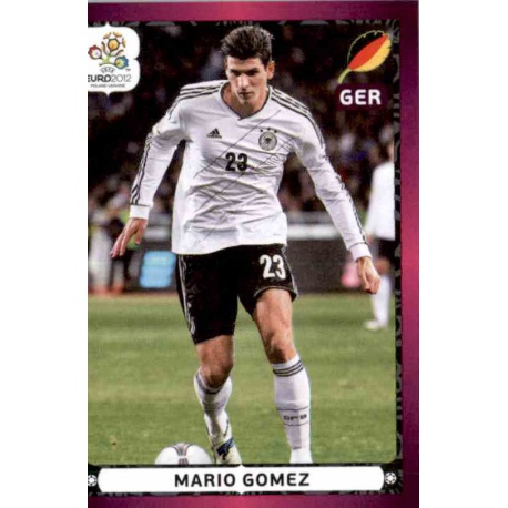 Mario Gomez In Action Germany 251 Panini Uefa Euro 2012 Poland Ukraine