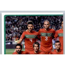 Team Photo 1 Portugal 254 Panini Uefa Euro 2012 Poland Ukraine