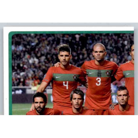 Team Photo 1 Portugal 254 Panini Uefa Euro 2012 Poland Ukraine