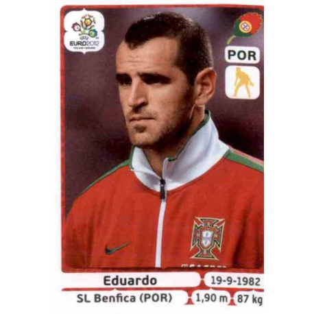 Eduardo Portugal 259 Panini Uefa Euro 2012 Poland Ukraine