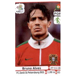 Bruno Alves Portugal 260 Panini Uefa Euro 2012 Poland Ukraine