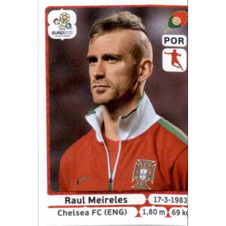 Raul Meireles Portugal 267 Panini Uefa Euro 2012 Poland Ukraine