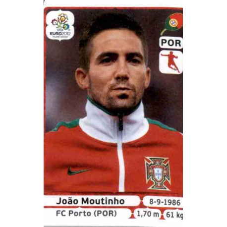 Joao Moutinho Portugal 269 Panini Uefa Euro 2012 Poland Ukraine