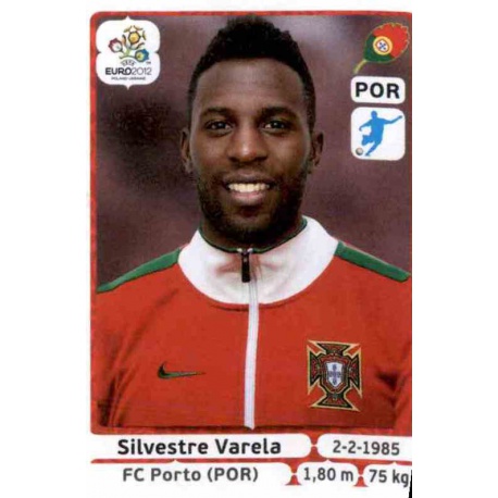 Silvestre Varela Portugal 274 Panini Uefa Euro 2012 Poland Ukraine