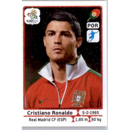Cristiano Ronaldo Portugal 277 Panini Uefa Euro 2012 Poland Ukraine