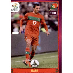Nani In Action Portugal 279 Panini Uefa Euro 2012 Poland Ukraine