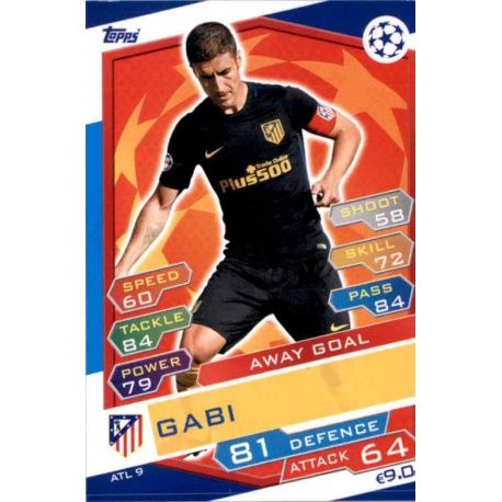 Gabi Away Goal ATL9 Match Attax Champions 2016-17