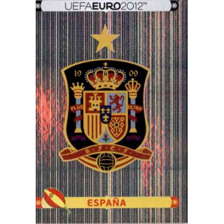 Escudo Spain 282 Panini Uefa Euro 2012 Poland Ukraine