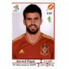 Gerard Pique Spain 290 Panini Uefa Euro 2012 Poland Ukraine