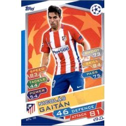 Nicolás Gaitán Atlético Madrid ATL10 Match Attax Champions 2016-17