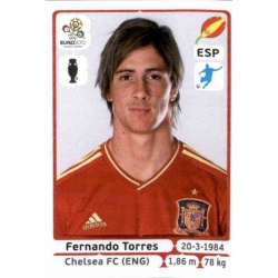 Fernando Torres Spain 305 Panini Uefa Euro 2012 Poland Ukraine