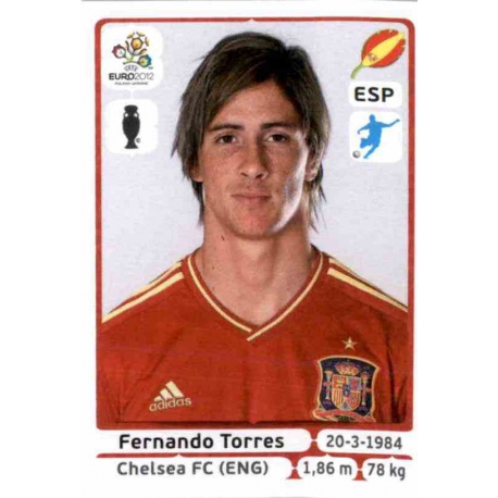 Fernando Torres Spain 305 Panini Uefa Euro 2012 Poland Ukraine