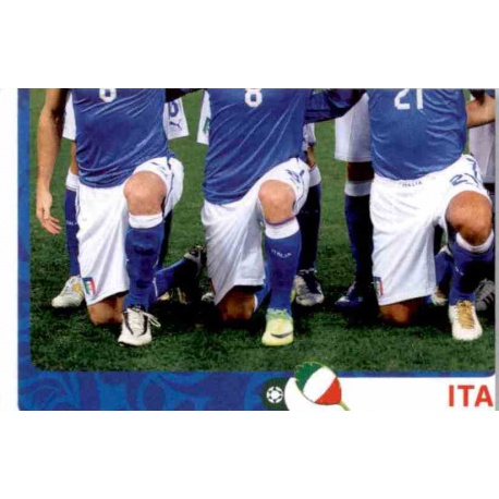 Team Photo 3 Italy 314 Panini Uefa Euro 2012 Poland Ukraine
