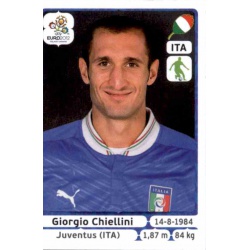 Giorgio Chiellini Italy 318 Panini Uefa Euro 2012 Poland Ukraine