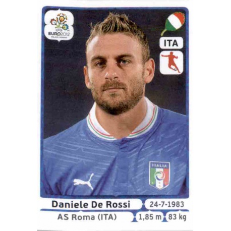 Daniele De Rossi Italy 324 Panini Uefa Euro 2012 Poland Ukraine